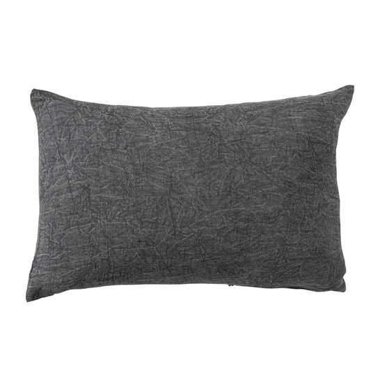 Dark Stonewashed Lumbar Pillow