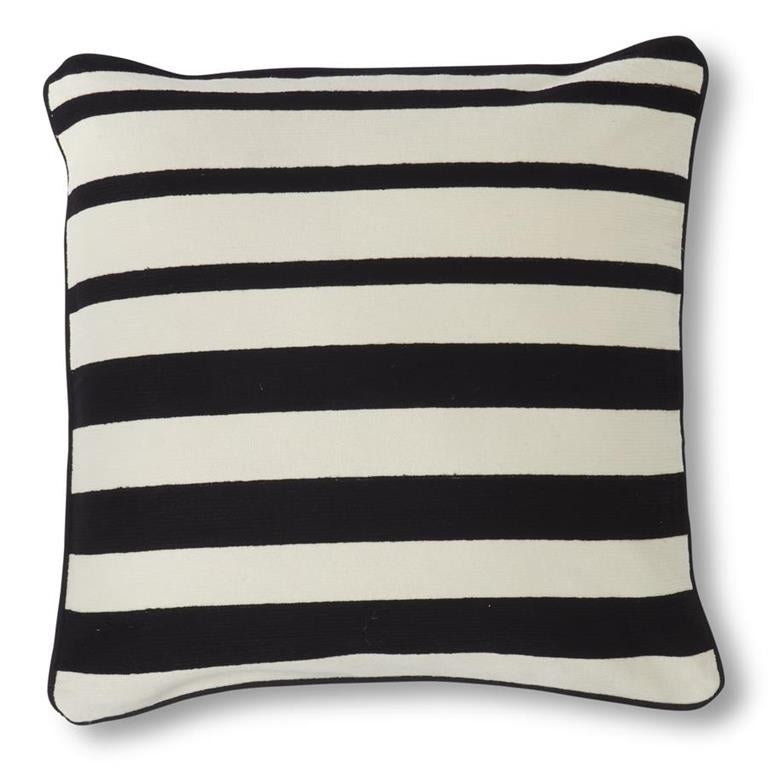 Grey Stripe Pillow