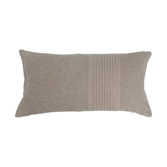 Pleated Lumbar Pillow