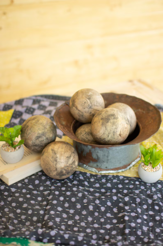 LG MANGO WOOD SPHERES