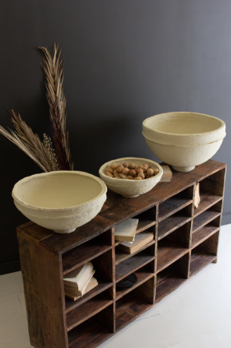 SM PAPER MACHE BOWL