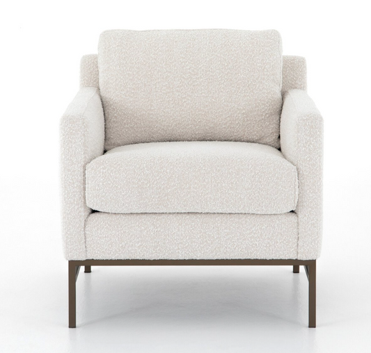 Vanna Boucle Accent Chair - Knoll Natural