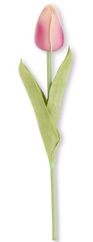 10.5" Mauve Real Touch Mini Tulip Stem