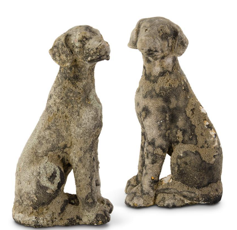 Weathered Stone Dog