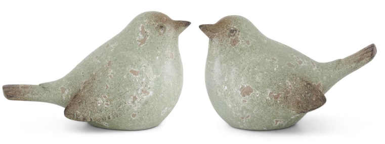 Green Terracotta Bird - 2 STYLES