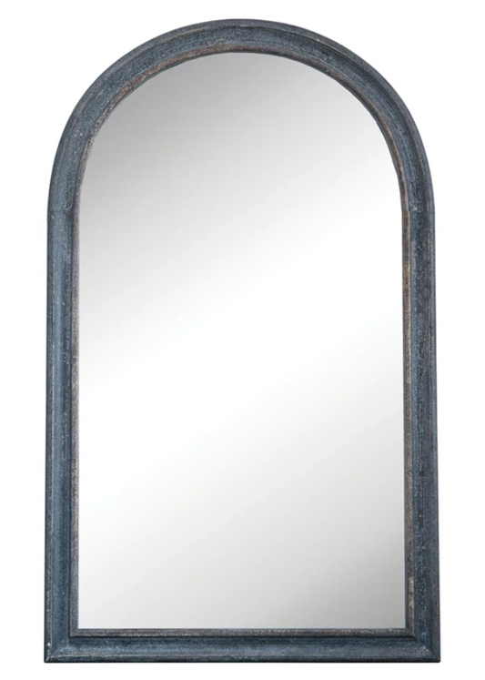 Distressed Framed Wall Mirror
