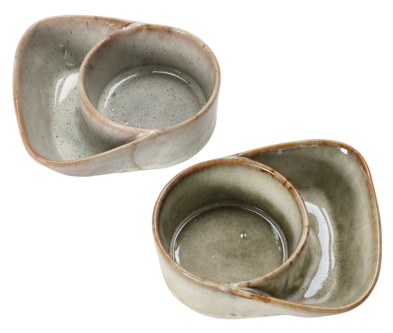 Stoneware Cracker & Soup Bowl