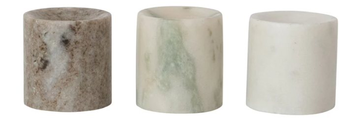 Marble Taper Holder - 3 COLORS
