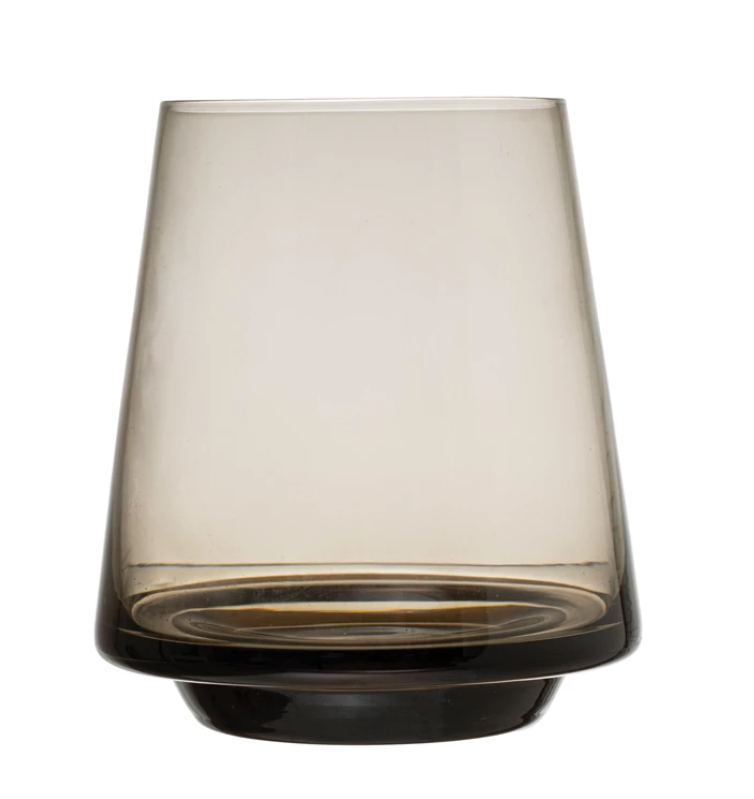 Smoke Grey Drinking Glass
