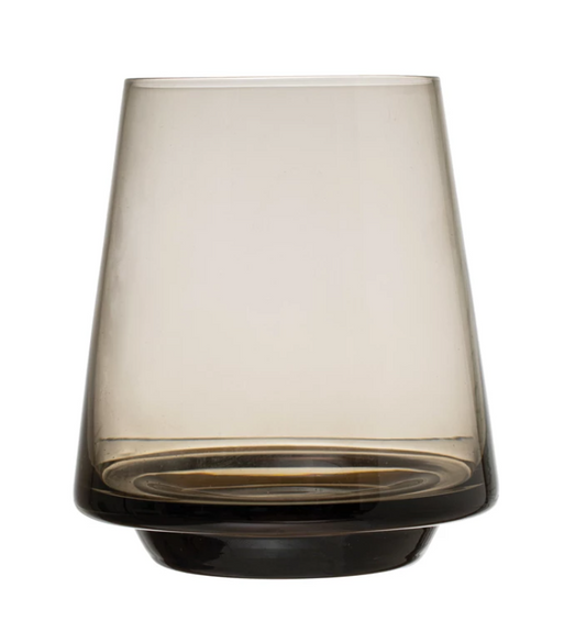 Smoke Grey Drinking Glass