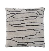 18" Square Cotton Tufted Pillow