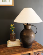 Metal Pitcher Table Lamp
