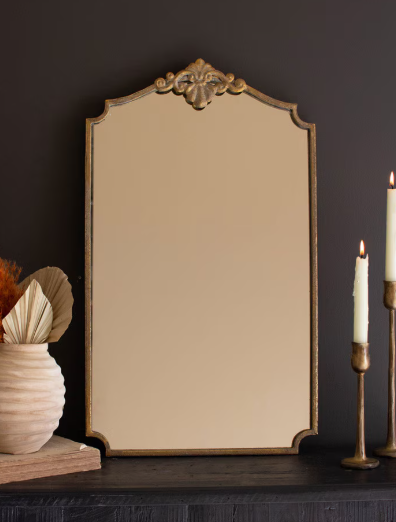 Antique Brass Wall Mirror