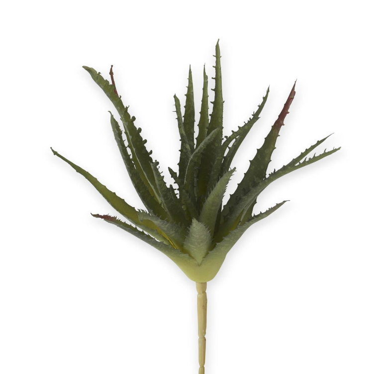 10" Green Real Touch Aloe Pick