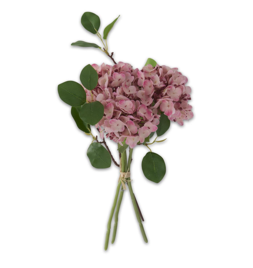 Real Touch Hydrangea Bundle - DRK Pink