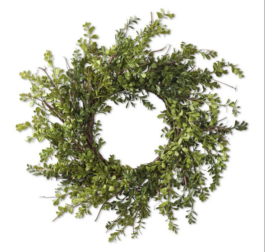 24" Real Touch Boxwood Wreath