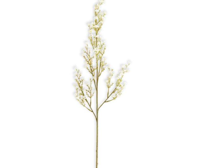31" White Mini Berry Spray