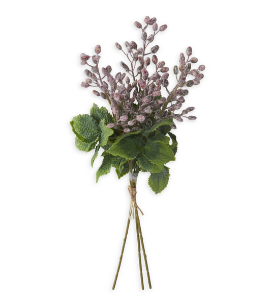 19" Purple Berry & Herb Bundle
