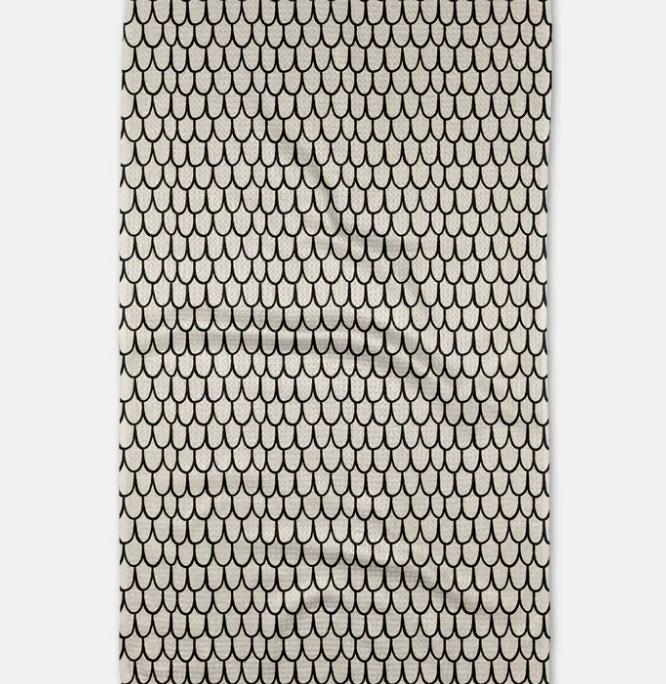 Fish Scale Tea Towel