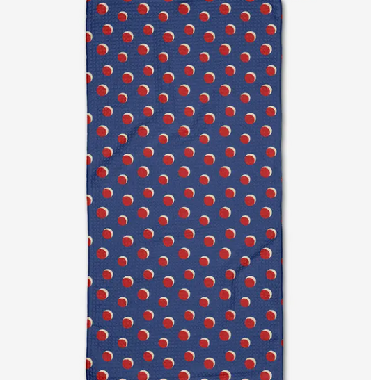 Blue Dot Bar Towel