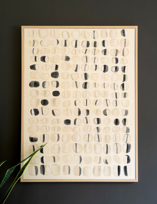 Abstract Acrylic Stone Painting