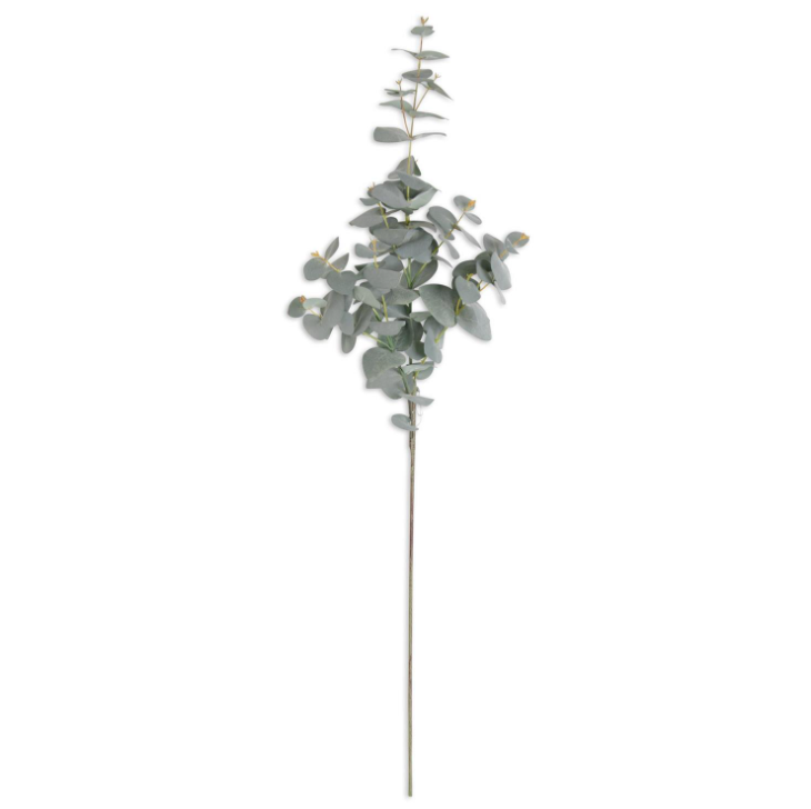 38.5 Inch Powdered Green Eucalyptus Spray