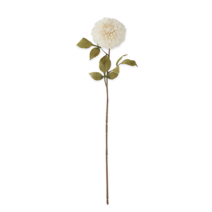 29 Inch White Dahlia Stem