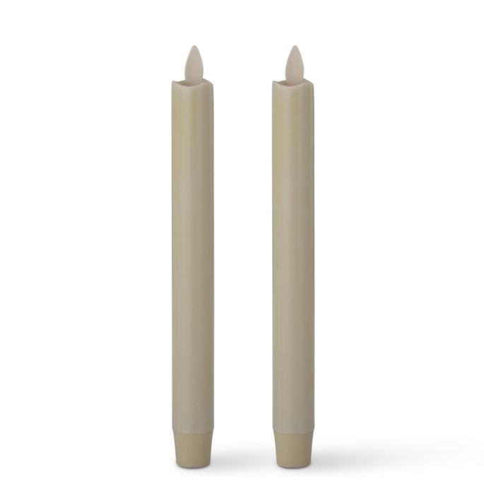 9.5" Ivory Wax Luminara Taper