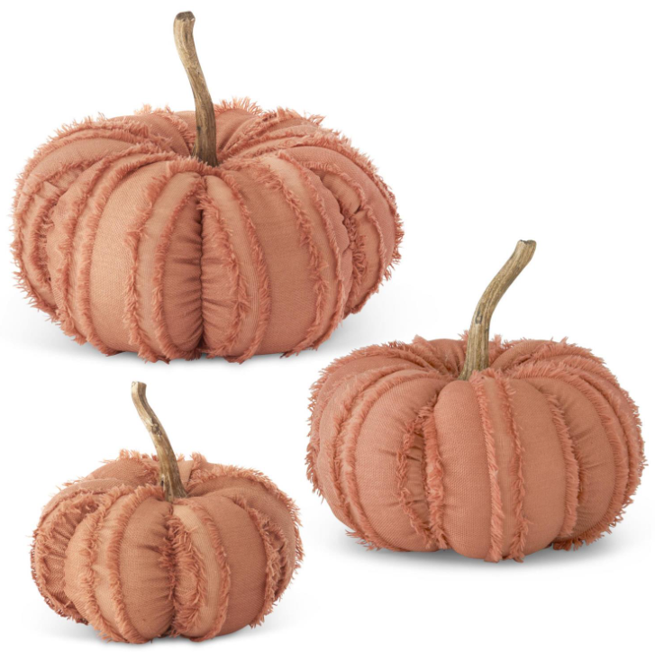 MD - Orange Fringe Pumpkin