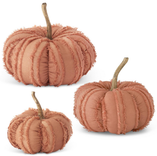 LG - Orange Fringe Pumpkin