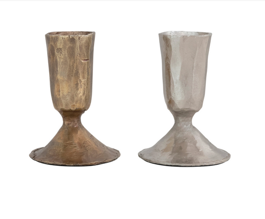 Metal Taper Holder - 2 Finishes