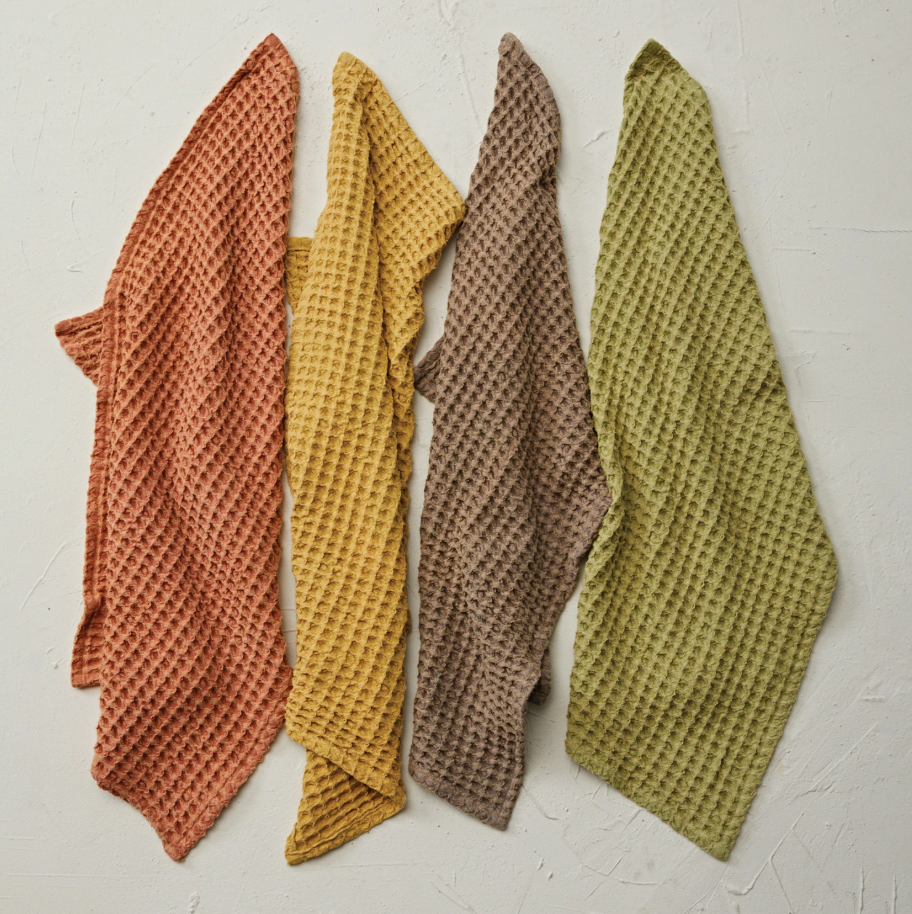 Oversized Waffle Weave Tea Towel - 4 Colors