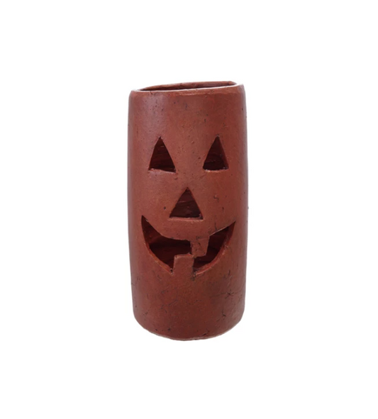 Terra-cotta Hurricane Jack-O-Lantern