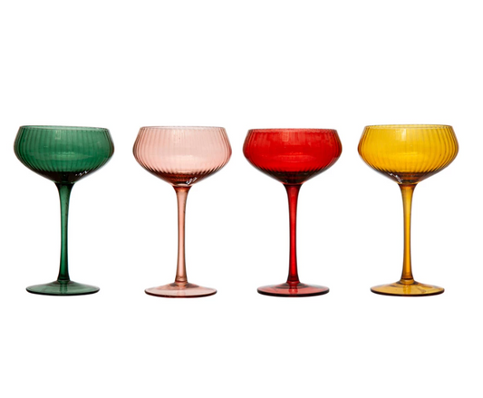 Yellow Champagne/Coupe Glass