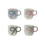 18oz. Stoneware Mug w/ Bow