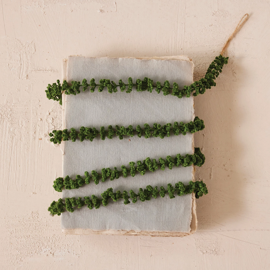 Green Foam Ball Garland