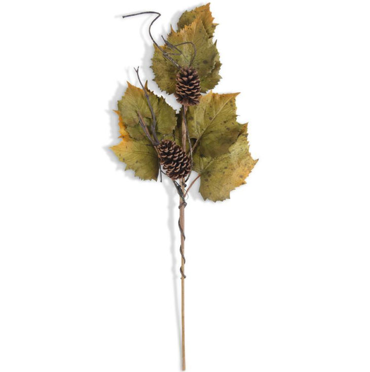 33" Grape Leaves Stem