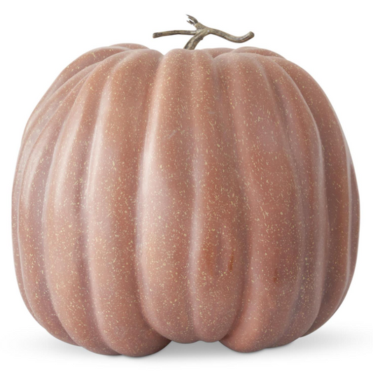 19" Brown Speckled Pumpkin