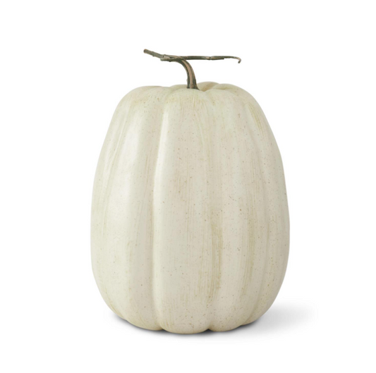19" Cream / Tan Speckled Pumpkin