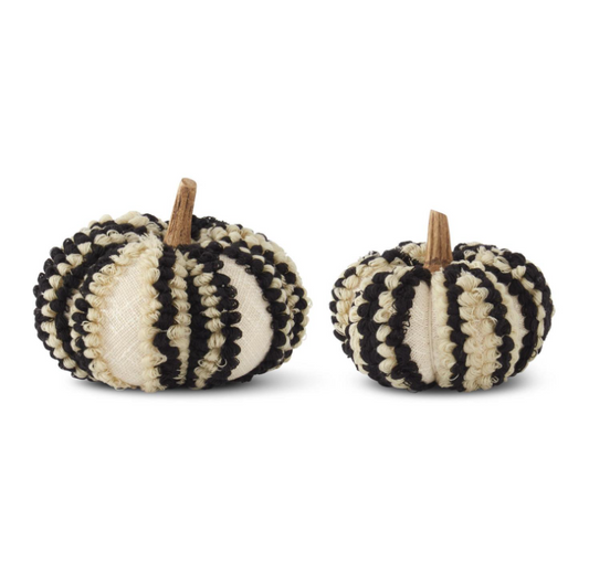 Knit Striped Pumpkin