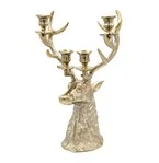 Gold Deer Candelabra