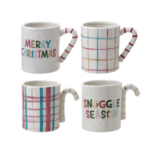 Candy Cane Handle Mug - 4 Styles