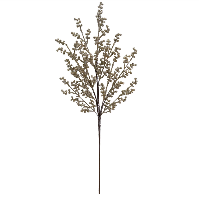 Antique Silver Berry Stem