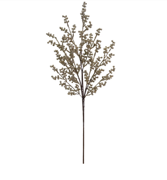 Antique Silver Berry Stem