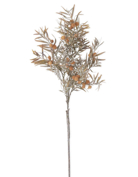 35" Thistle + Reed Spray