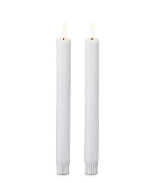 10" LED Honeycomb Taper Set - White