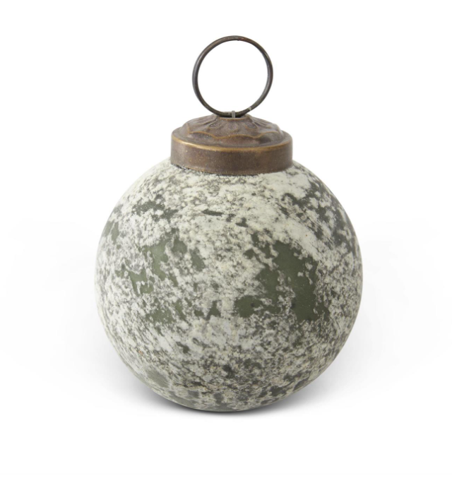 2" Speckled Glass Ornament