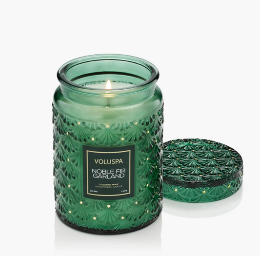 VOLUSPA - Noble Fir Garland Candle 18oz