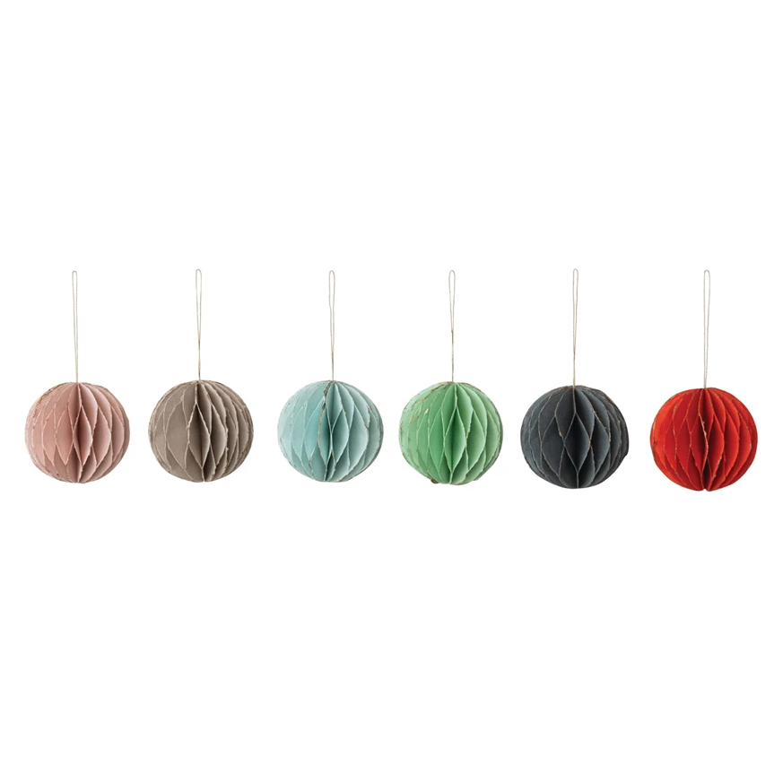 Handmade Paper Honeycomb Ball Ornament
