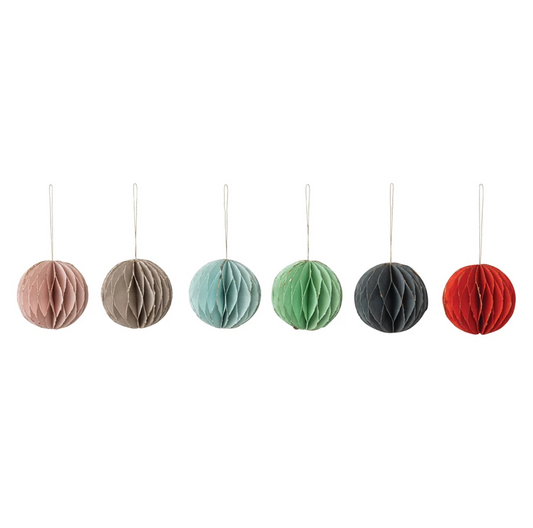 Handmade Paper Honeycomb Ball Ornament